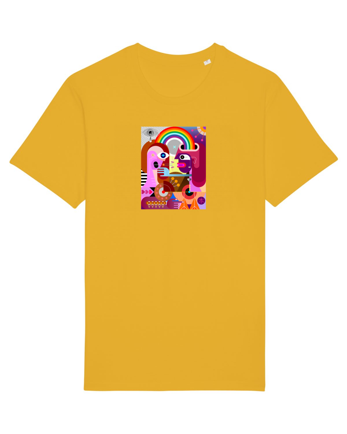 Tricou mânecă scurtă Unisex Rocker Spectra Yellow