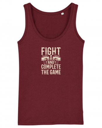 Fight And Complete The Game Burgundy