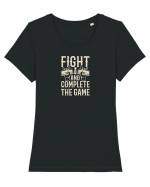 Fight And Complete The Game Tricou mânecă scurtă guler larg fitted Damă Expresser