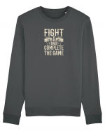 Fight And Complete The Game Bluză mânecă lungă Unisex Rise