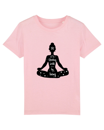 Yoga - starting with by being Cotton Pink