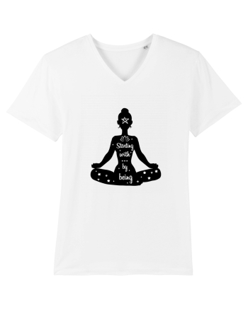 Yoga - starting with by being White