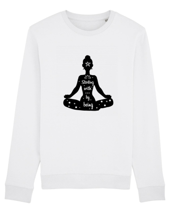 Yoga - starting with by being White