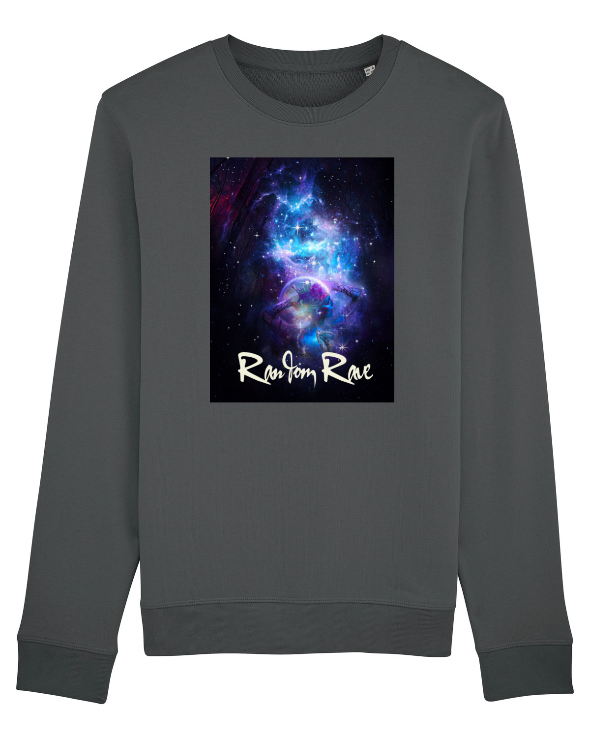 Bluză mânecă lungă Unisex Rise Anthracite