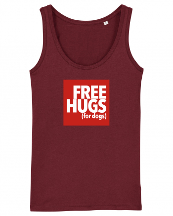 Free Hugs (For Dogs) Burgundy