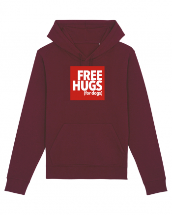 Free Hugs (For Dogs) Burgundy