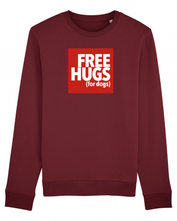 Free Hugs (For Dogs) Burgundy