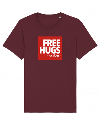 Free Hugs (For Dogs) Burgundy