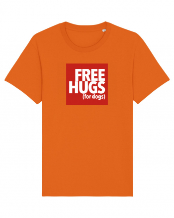 Free Hugs (For Dogs) Bright Orange