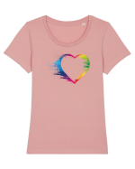 Inclusion Tricou mânecă scurtă guler larg fitted Damă Expresser
