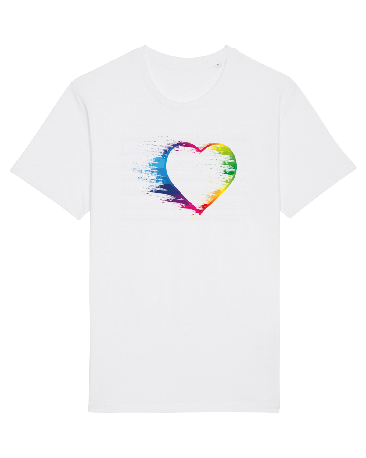 Tricou mânecă scurtă Unisex Rocker White