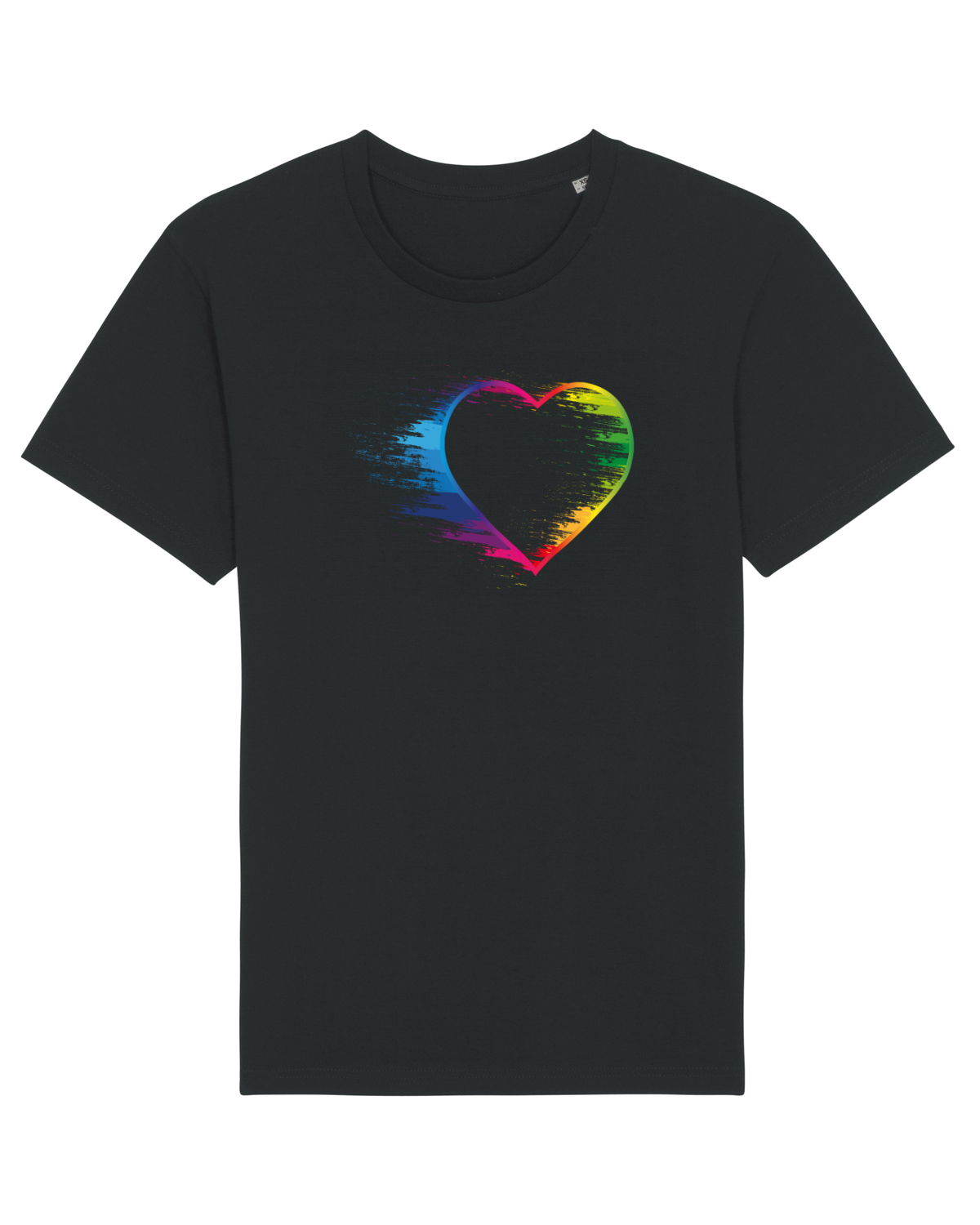 Tricou mânecă scurtă Unisex Rocker Black