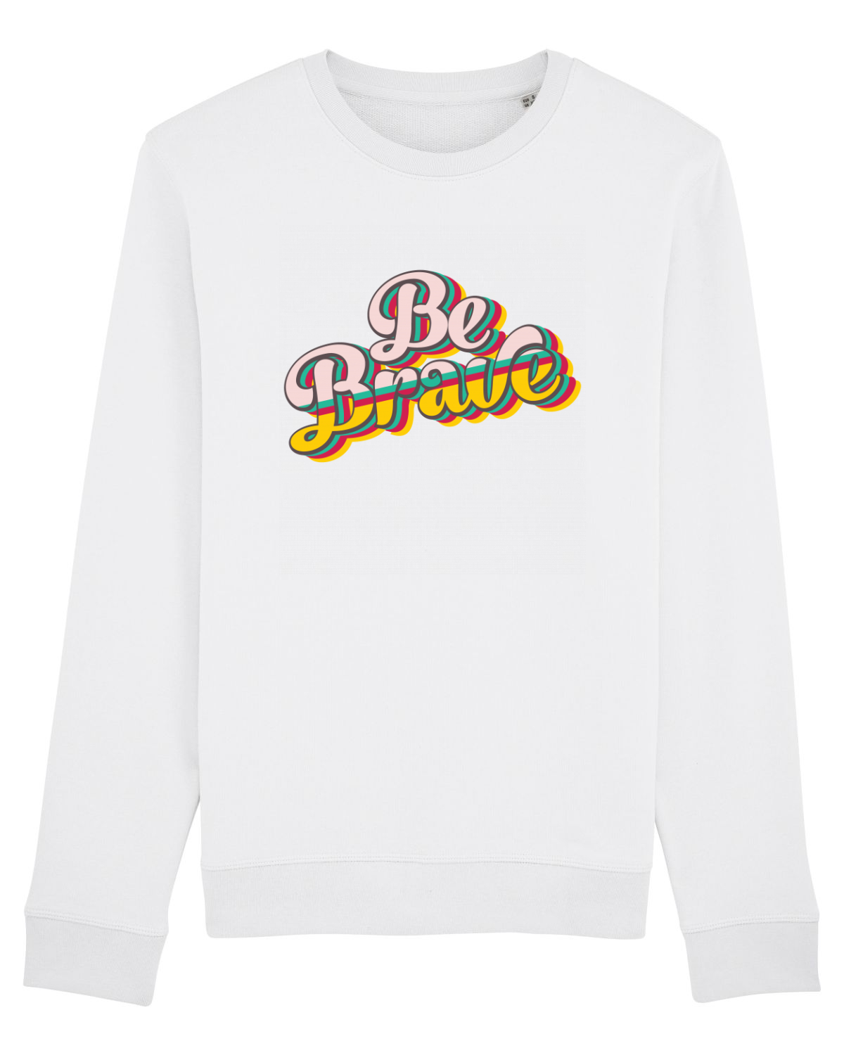 Bluză mânecă lungă Unisex Rise White
