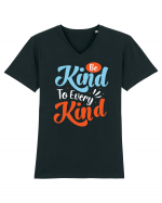 Be Kind To Every Kind Tricou mânecă scurtă guler V Bărbat Presenter