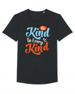 Be Kind To Every Kind Tricou mânecă scurtă guler larg Bărbat Skater