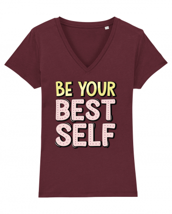 Be Your Best Self Burgundy