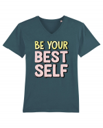 Be Your Best Self Tricou mânecă scurtă guler V Bărbat Presenter