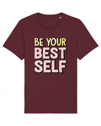 Be Your Best Self Burgundy