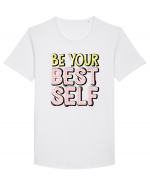 Be Your Best Self Tricou mânecă scurtă guler larg Bărbat Skater