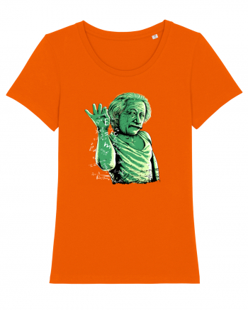 Albert Einstein Bright Orange