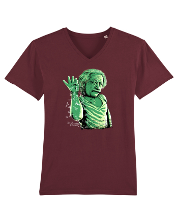 Albert Einstein Burgundy
