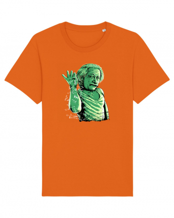 Albert Einstein Bright Orange