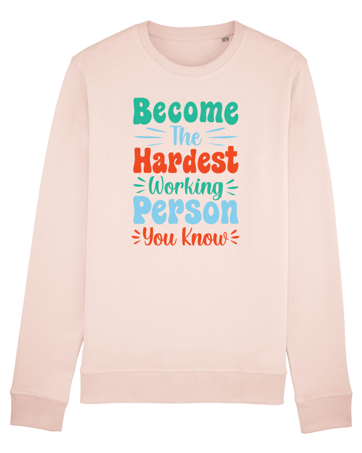 Bluză mânecă lungă Unisex Rise Candy Pink
