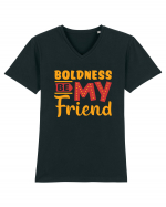 Boldness Be My Friend Tricou mânecă scurtă guler V Bărbat Presenter