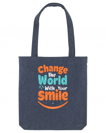 Change The World With Your Smile Midnight Blue