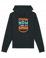 Change The World With Your Smile Hanorac Unisex Drummer