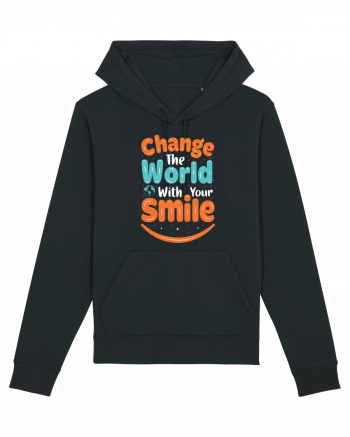 Change The World With Your Smile Black