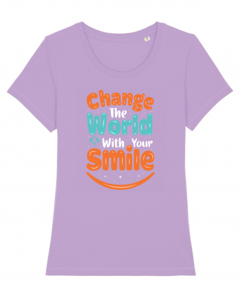 Change The World With Your Smile Lavender Dawn