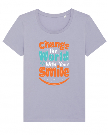 Change The World With Your Smile Lavender