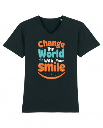 Change The World With Your Smile Black