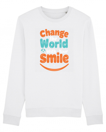 Change The World With Your Smile White