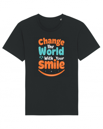 Change The World With Your Smile Black