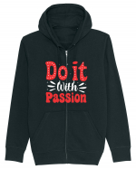 Do It With Passion Hanorac cu fermoar Unisex Connector