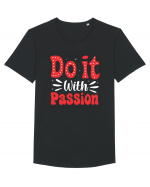 Do It With Passion Tricou mânecă scurtă guler larg Bărbat Skater