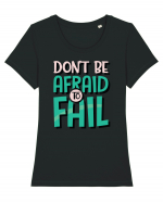 Don't Be Afraid To Fall Tricou mânecă scurtă guler larg fitted Damă Expresser