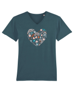 Love Is In The Air Tricou mânecă scurtă guler V Bărbat Presenter