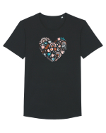 Love Is In The Air Tricou mânecă scurtă guler larg Bărbat Skater