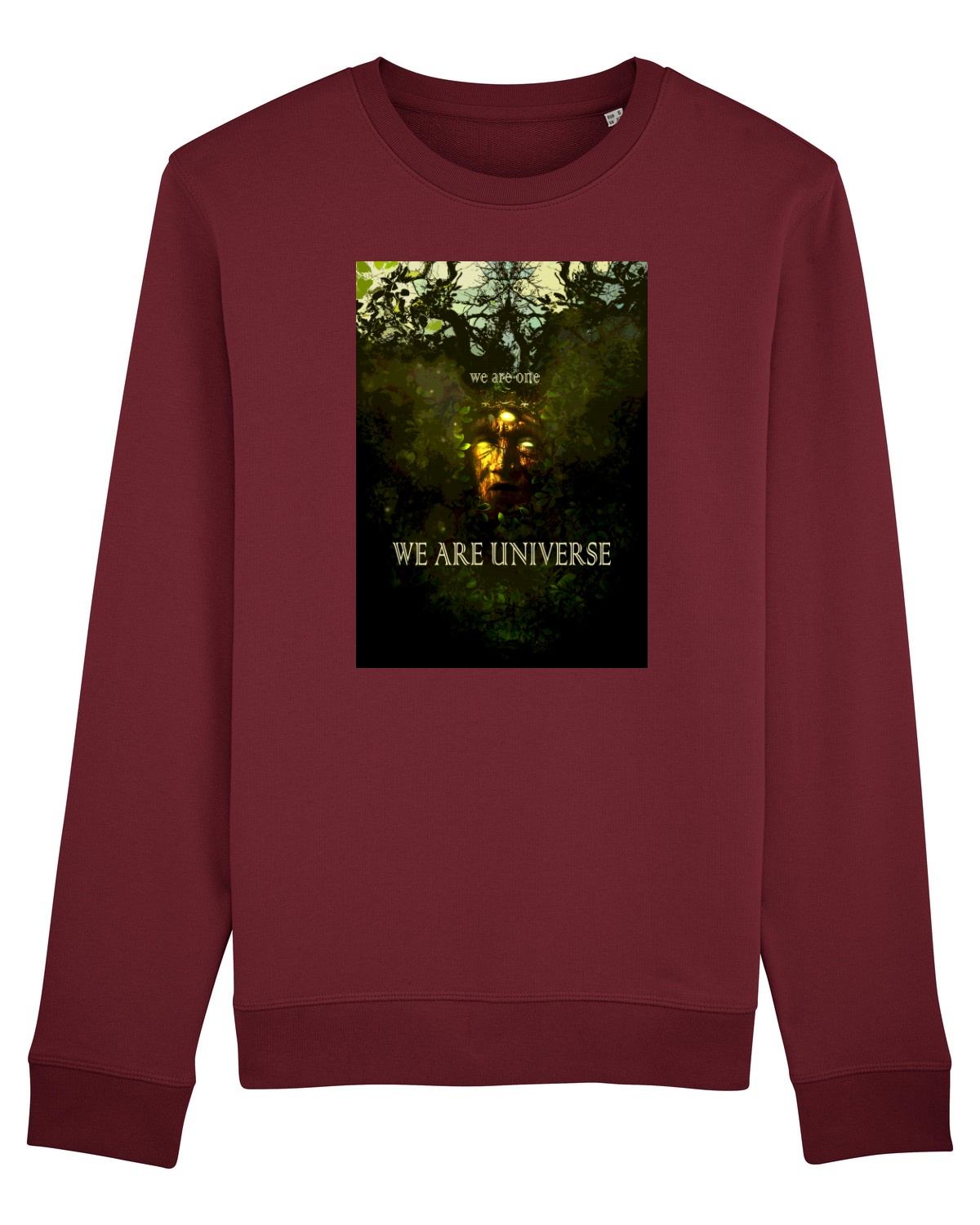 Bluză mânecă lungă Unisex Rise Burgundy