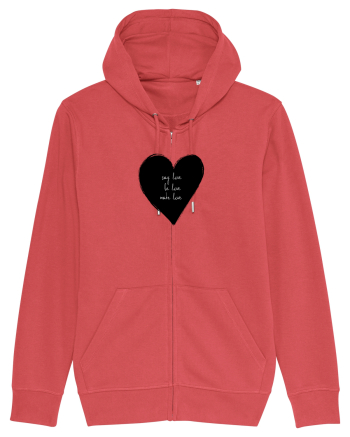 Say Love, Be Love, Make Love Carmine Red