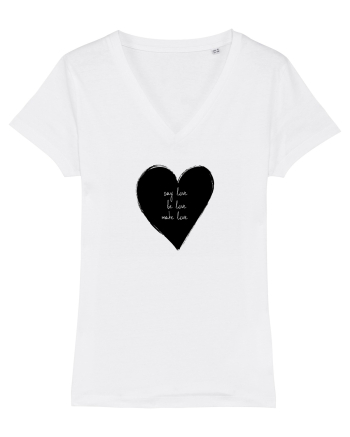 Say Love, Be Love, Make Love White
