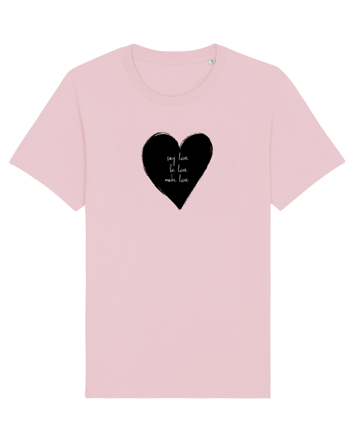 Tricou mânecă scurtă Unisex Rocker Cotton Pink