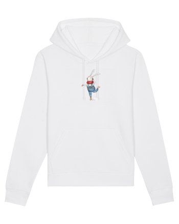 Ice Skating Bunny White