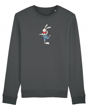 Ice Skating Bunny Anthracite