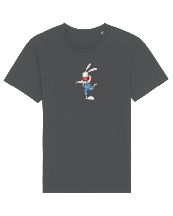 Ice Skating Bunny Anthracite