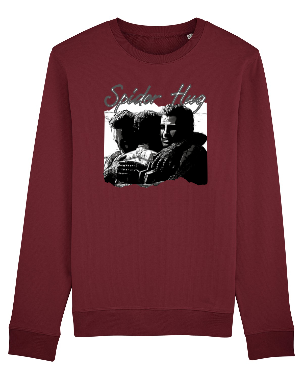 Bluză mânecă lungă Unisex Rise Burgundy