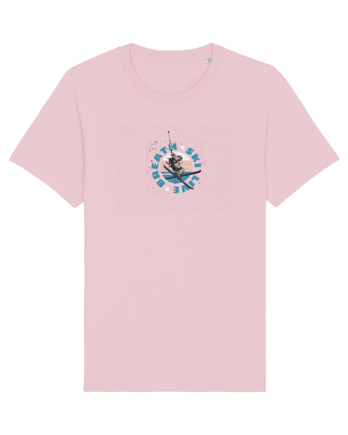 Tricou mânecă scurtă Unisex Rocker Cotton Pink